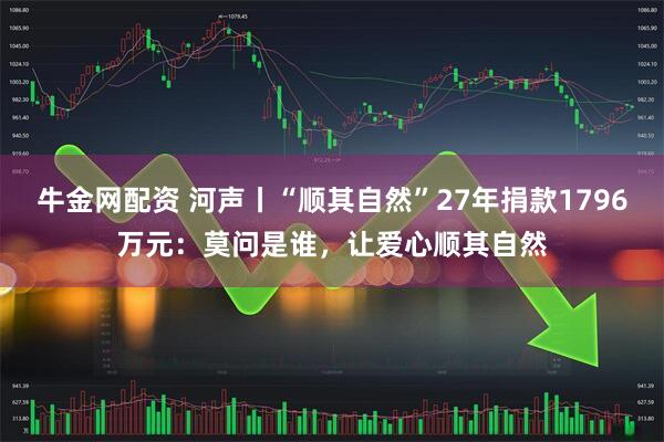 牛金网配资 河声丨“顺其自然”27年捐款1796万元：莫问是谁，让爱心顺其自然