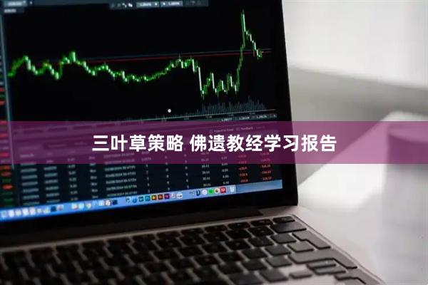 三叶草策略 佛遗教经学习报告